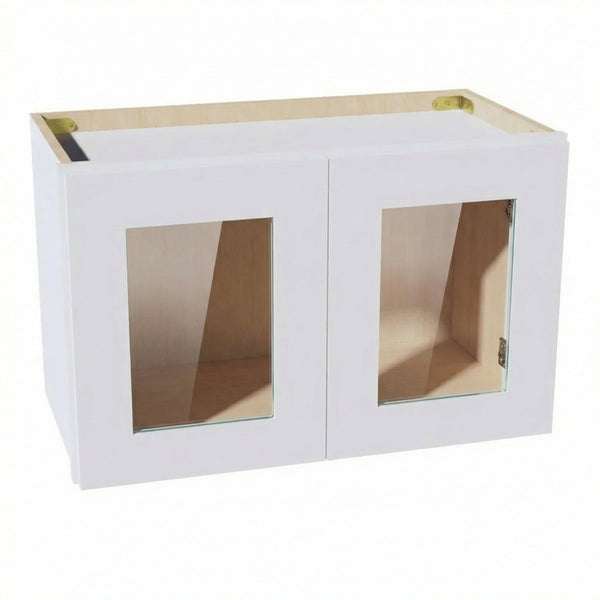 Shaker Bridge Wall Cabinet 24" (W2415GD) · Ardelle - White - Hero