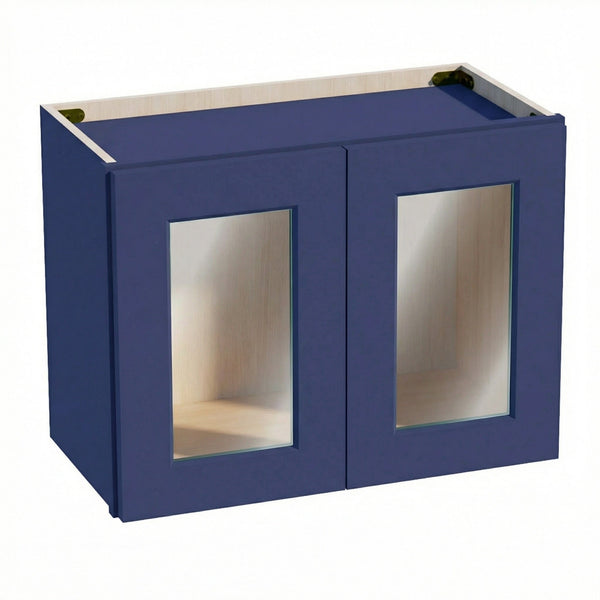 Shaker Bridge Wall Cabinet 24" (W2418GD) · Ardelle - Blue - Hero