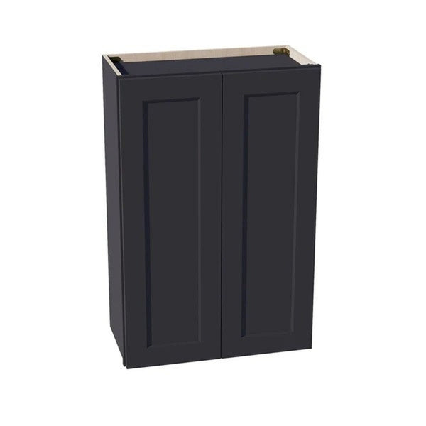 Shaker Wall Cabinet 24" (W2436) · Ardelle - Ebony - Hero