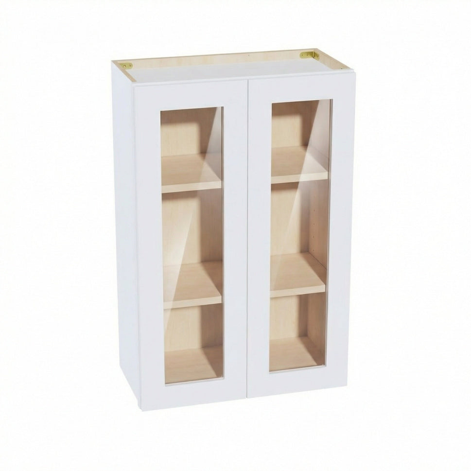 Shaker Glass Door Wall Cabinet 24" (W2436GD) · Ardelle