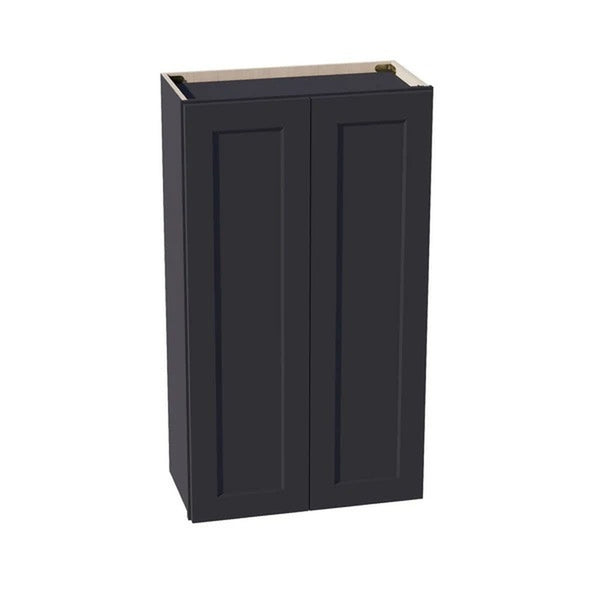 Shaker Wall Cabinet 24" (W2442) · Ardelle - Ebony - Hero