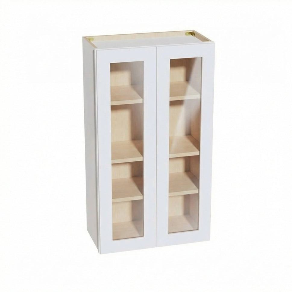Shaker Glass Door Wall Cabinet 24" (W2442GD) · Ardelle