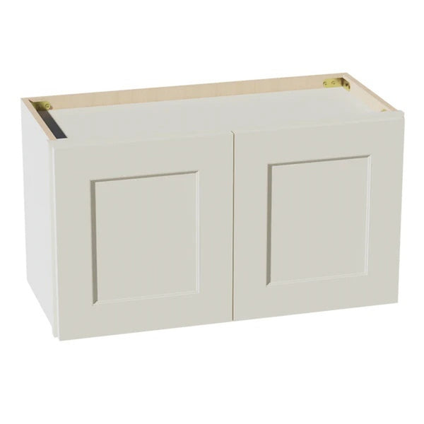 Shaker Bridge Wall Cabinet 27" (W2718) · Tallis - Swan White - Hero