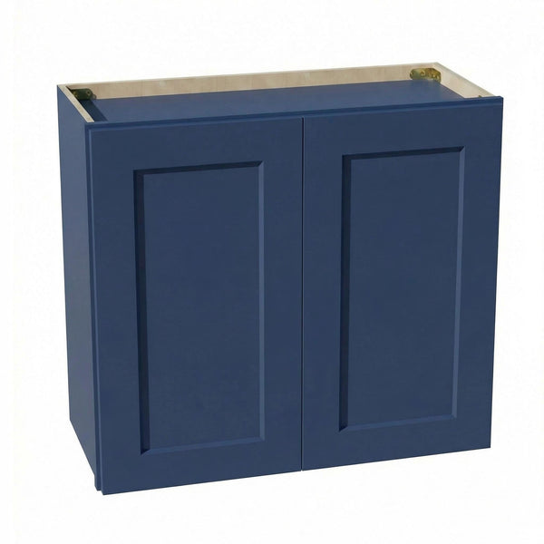 Shaker Bridge Wall Cabinet 27" (W2724) · Ardelle - Blue - Hero