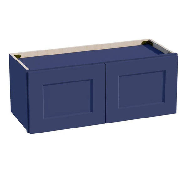 Shaker Bridge Wall Cabinet 30" (W3012) · Ardelle - Blue - Hero