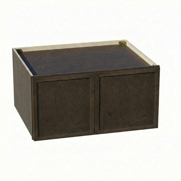 Slim Shaker Bridge Wall Cabinet 30" (W301524) · Slim - Mocha - Hero