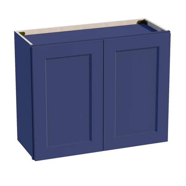 Shaker Bridge Wall Cabinet 30" (W3024) · Ardelle - Blue - Hero
