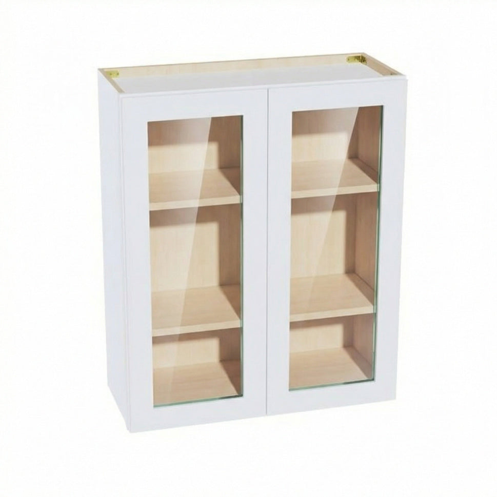 Shaker Glass Door Wall Cabinet 30" (W3036GD) · Ardelle
