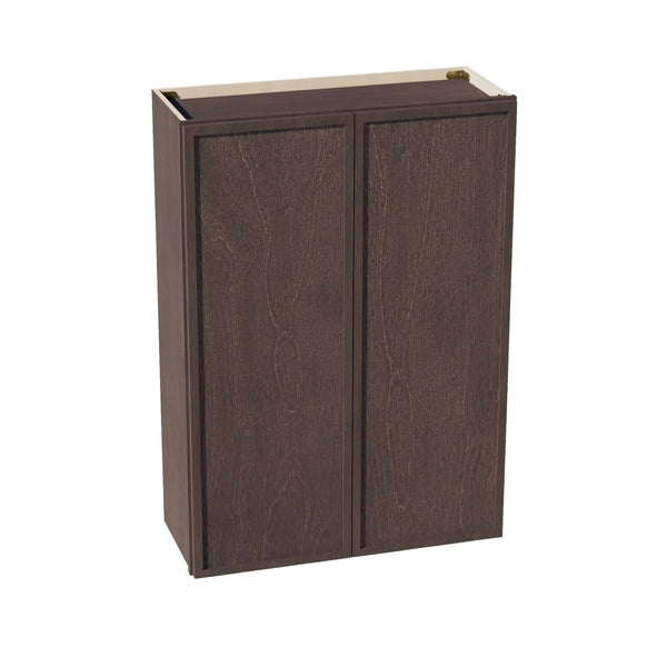 Slim Shaker Wall Cabinet 30" (W3042) · Slim - Mocha - Hero