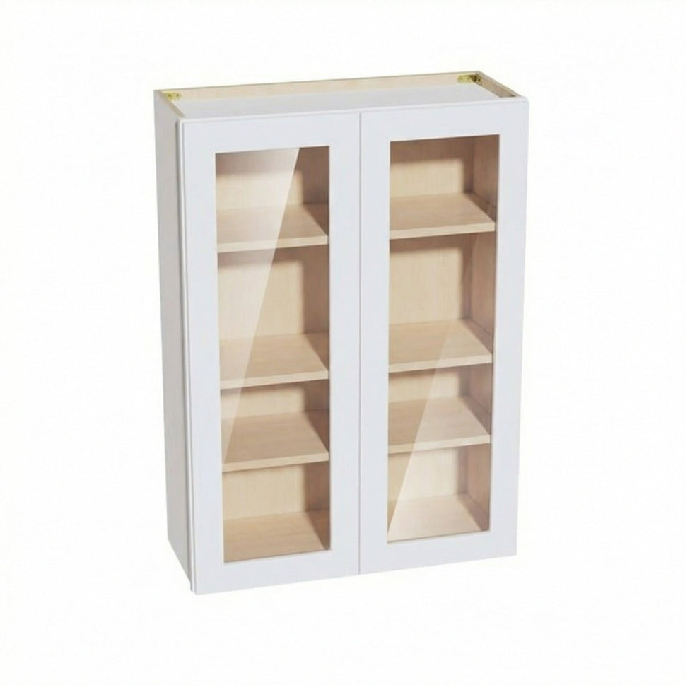 Shaker Glass Door Wall Cabinet 30" (W3042GD) · Ardelle