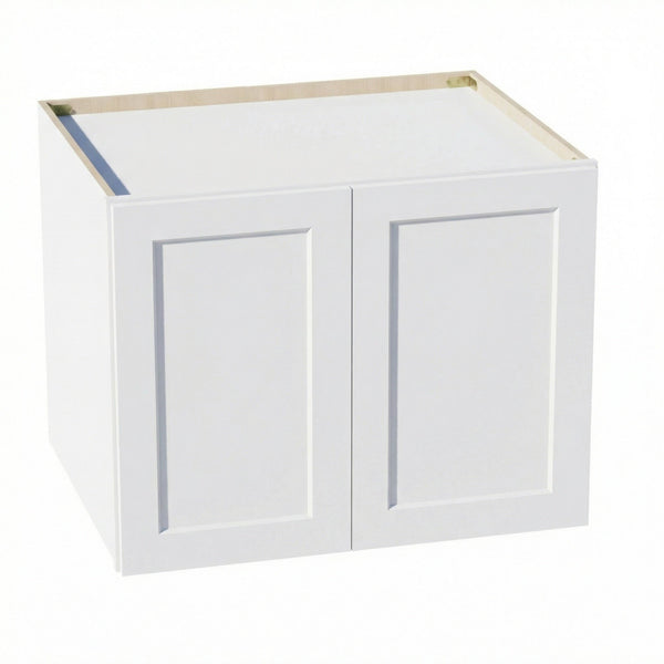 Shaker Bridge Wall Cabinet 30" (W312424) · Ardelle - White - Hero