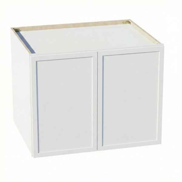 Slim Shaker Bridge Wall Cabinet 30" (W312424) · Slim - Frost - Hero