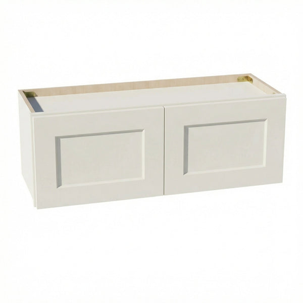 Shaker Bridge Wall Cabinet 33" (W3312) · Tallis - Swan White - Hero