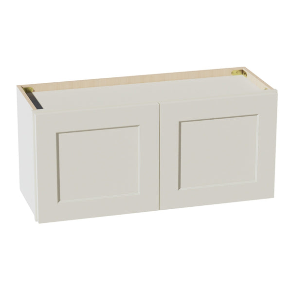 Shaker Bridge Wall Cabinet 33" (W3315) · Tallis - Swan White - Hero