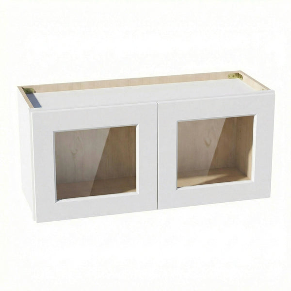 Shaker Bridge Wall Cabinet 33" (W3315GD) · Ardelle - White - Hero