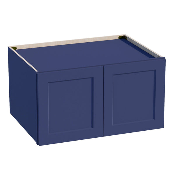 Shaker Bridge Wall Cabinet 33" (W331824) · Ardelle - Blue - Hero