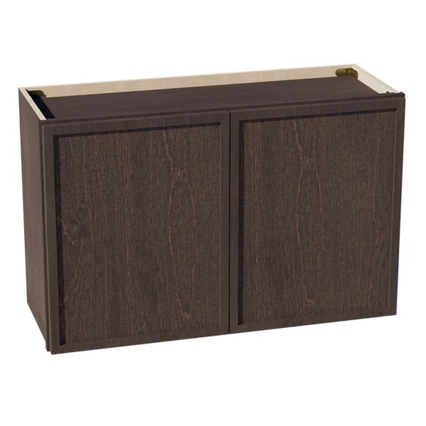 Slim Shaker Bridge Wall Cabinet 33" (W3321) · Slim - Mocha - Hero