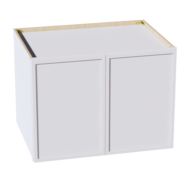 Slim Shaker Bridge Wall Cabinet 33" (W332424) · Slim - Frost - Hero