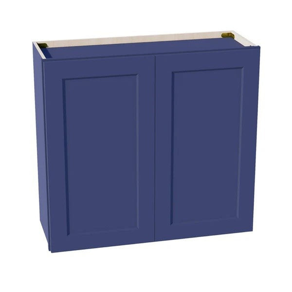 Shaker Wall Cabinet 33" (W3330) · Ardelle - Blue - Hero