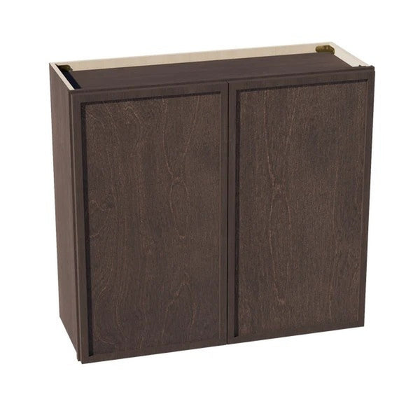Slim Shaker Wall Cabinet 33" (W3330) · Slim - Mocha - Hero
