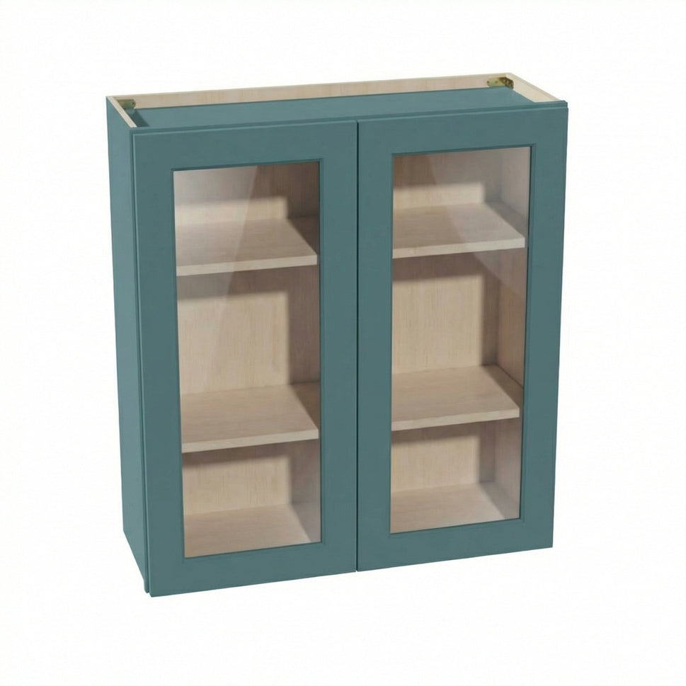 Shaker Glass Door Wall Cabinet 33" (W3336GD) · Tallis