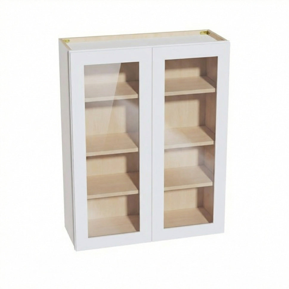 Shaker Glass Door Wall Cabinet 33" (W3342GD) · Ardelle