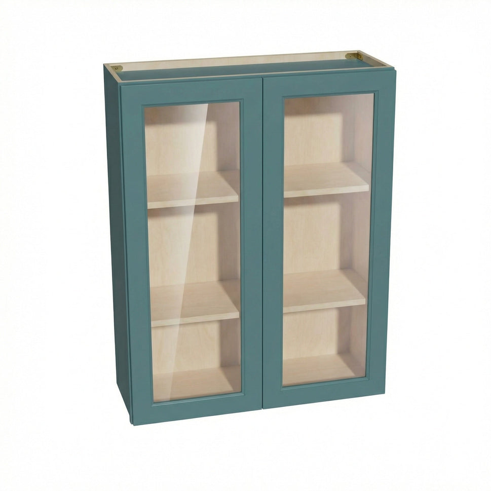 Shaker Glass Door Wall Cabinet 33" (W3342GD) · Tallis