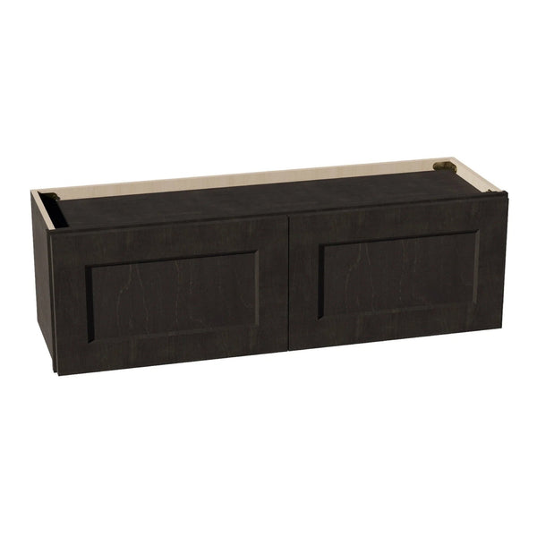 Shaker Bridge Wall Cabinet 36" (W3612) · Ardelle - Charcoal - Hero