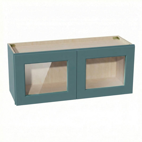 Shaker Bridge Wall Cabinet 36" (W3615GD) · Tallis - Fairy Green - Hero