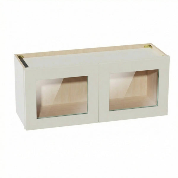 Shaker Bridge Wall Cabinet 36" (W3615GD) · Tallis - Swan White - Hero