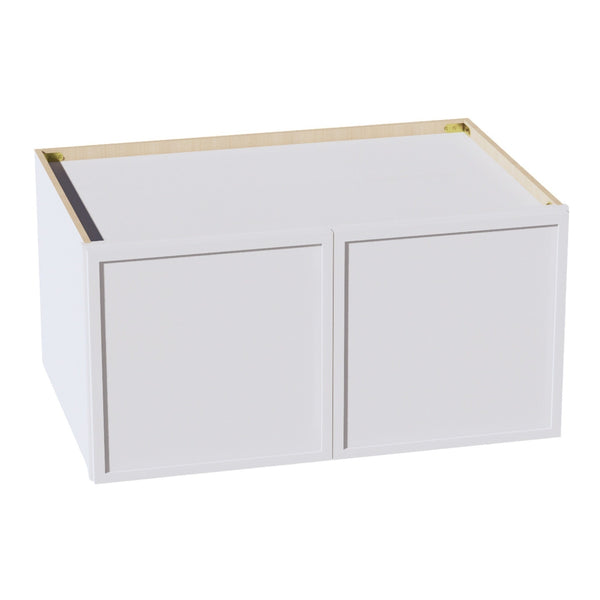 Slim Shaker Bridge Wall Cabinet 36" (W361824) · Slim - Frost - Hero