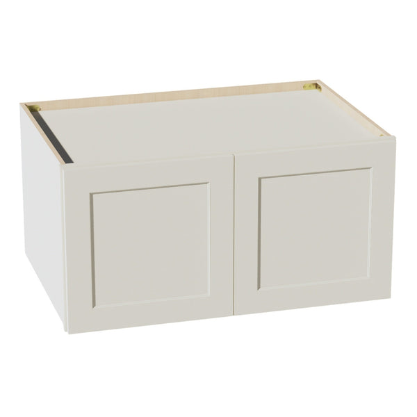 Shaker Bridge Wall Cabinet 36" (W361824) · Tallis - Swan White - Hero