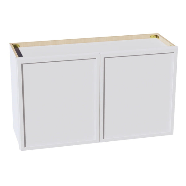 Slim Shaker Bridge Wall Cabinet 36" (W3621) · Slim - Frost - Hero