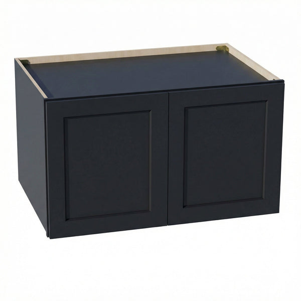 Shaker Bridge Wall Cabinet 36" (W362124) · Ardelle - Ebony - Hero