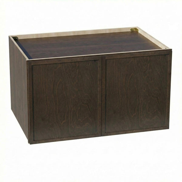 Slim Shaker Bridge Wall Cabinet 36" (W362124) · Slim - Mocha - Hero