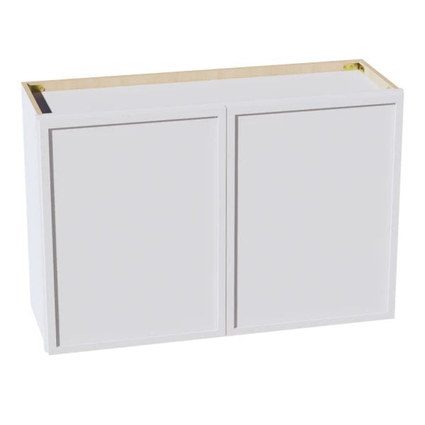 Slim Shaker Bridge Wall Cabinet 36" (W3624) · Slim - Frost - Hero