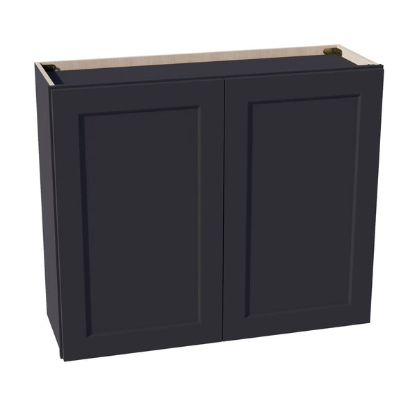 Shaker Wall Cabinet 36" (W3630) · Ardelle - Ebony - Hero