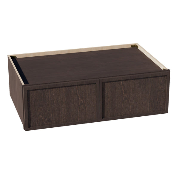 Slim Shaker Bridge Wall Cabinet 39" (W391224) · Slim - Mocha - Hero