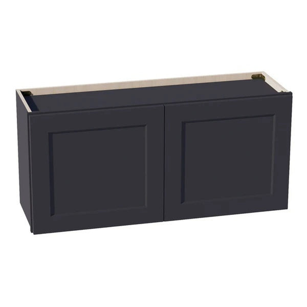 Shaker Bridge Wall Cabinet 39" (W3918) · Ardelle - Ebony - Hero