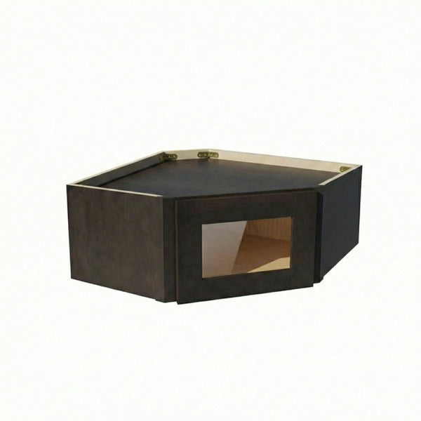 Shaker Corner Wall Cabinet 24" (WDC2412GD) · Ardelle - Charcoal - Hero