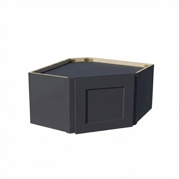 Shaker Corner Wall Cabinet 24" (WDC2415) · Ardelle - Ebony - Hero