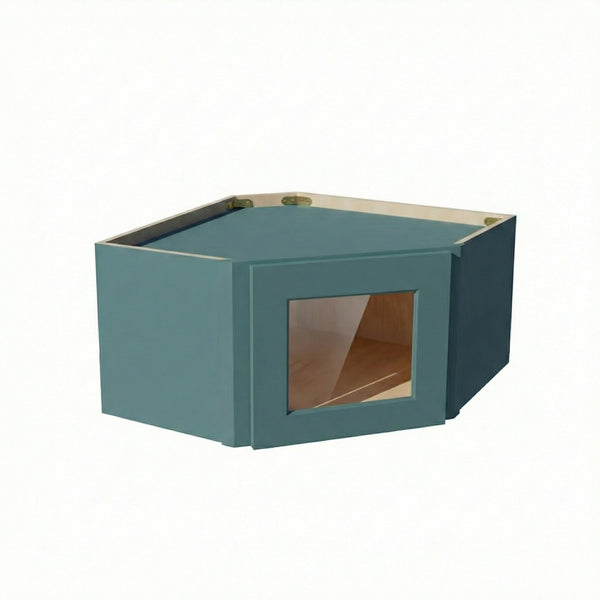 Shaker Corner Wall Cabinet 24" (WDC2415GD) · Tallis - Fairy Green - Hero