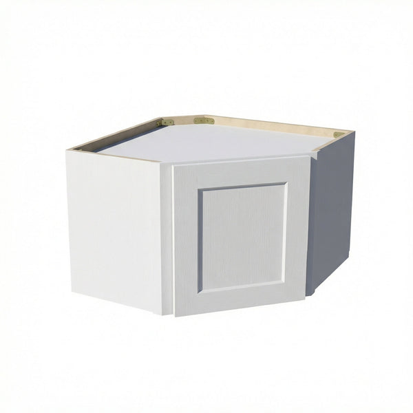 Shaker Corner Wall Cabinet 24" (WDC2418) · Ardelle - White - Hero