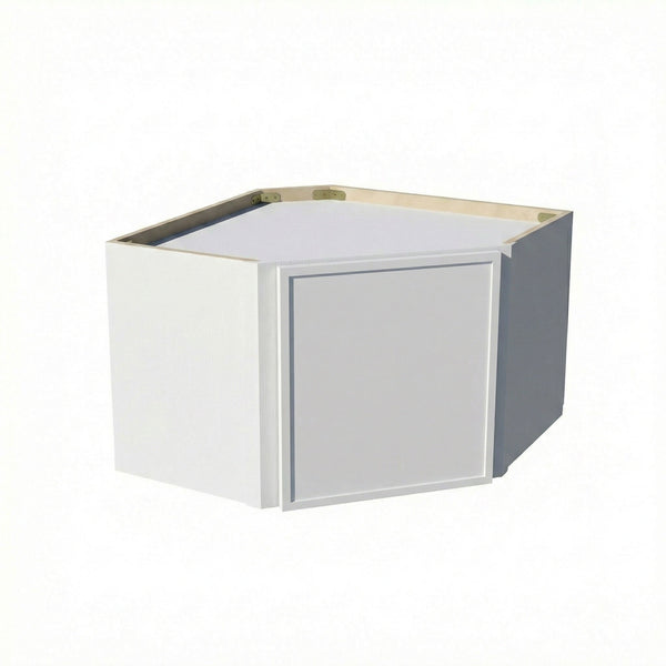 Slim Shaker Corner Wall Cabinet 24" (WDC2418) · Slim - Frost - Hero