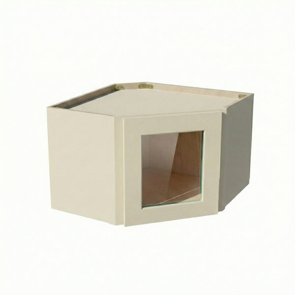 Shaker Corner Wall Cabinet 24" (WDC2418GD) · Tallis - Swan White - Hero