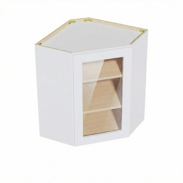 Shaker Corner Wall Cabinet 24" (WDC2430GD) · Ardelle - White - Hero