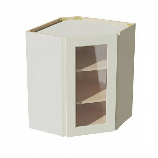 Shaker Corner Wall Cabinet 24" (WDC2436GD) · Tallis - Swan White - Hero
