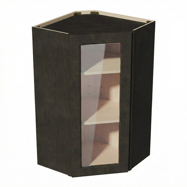 Shaker Corner Wall Cabinet 24" (WDC2442GD) · Ardelle - Charcoal - Hero