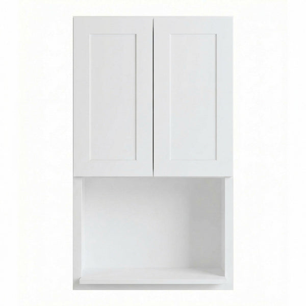 Shaker Microwave Wall Cabinet 27" (WM2742) · Ardelle - White - Hero