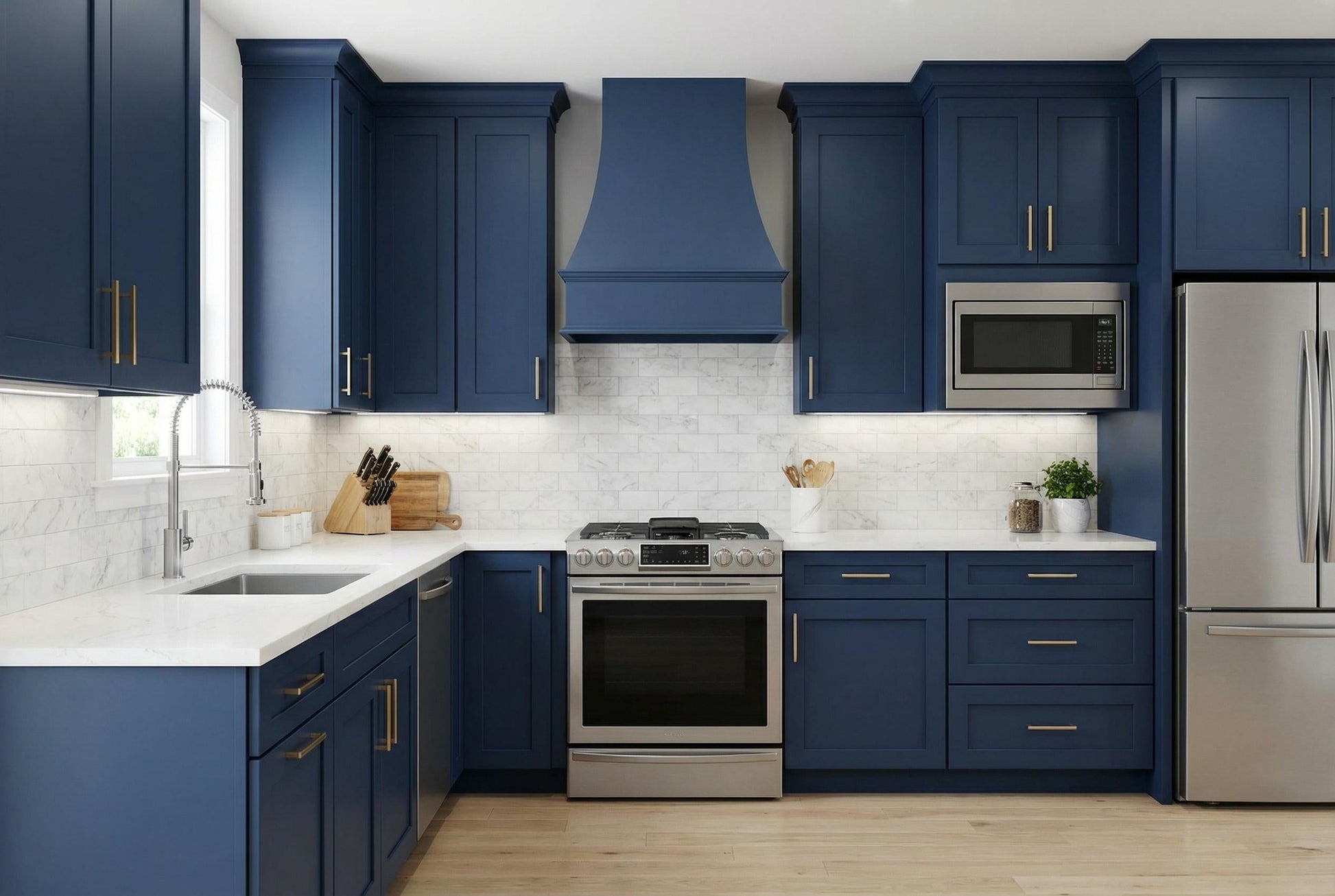 Shaker Corner Wall Cabinet 24" (WDC2412) · Ardelle